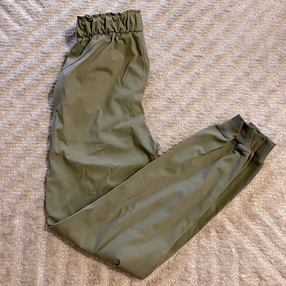 Lululemon | Stretch High Rise Joggers | Full Length | Rosemary Green | 2 - Picture 3 of 4